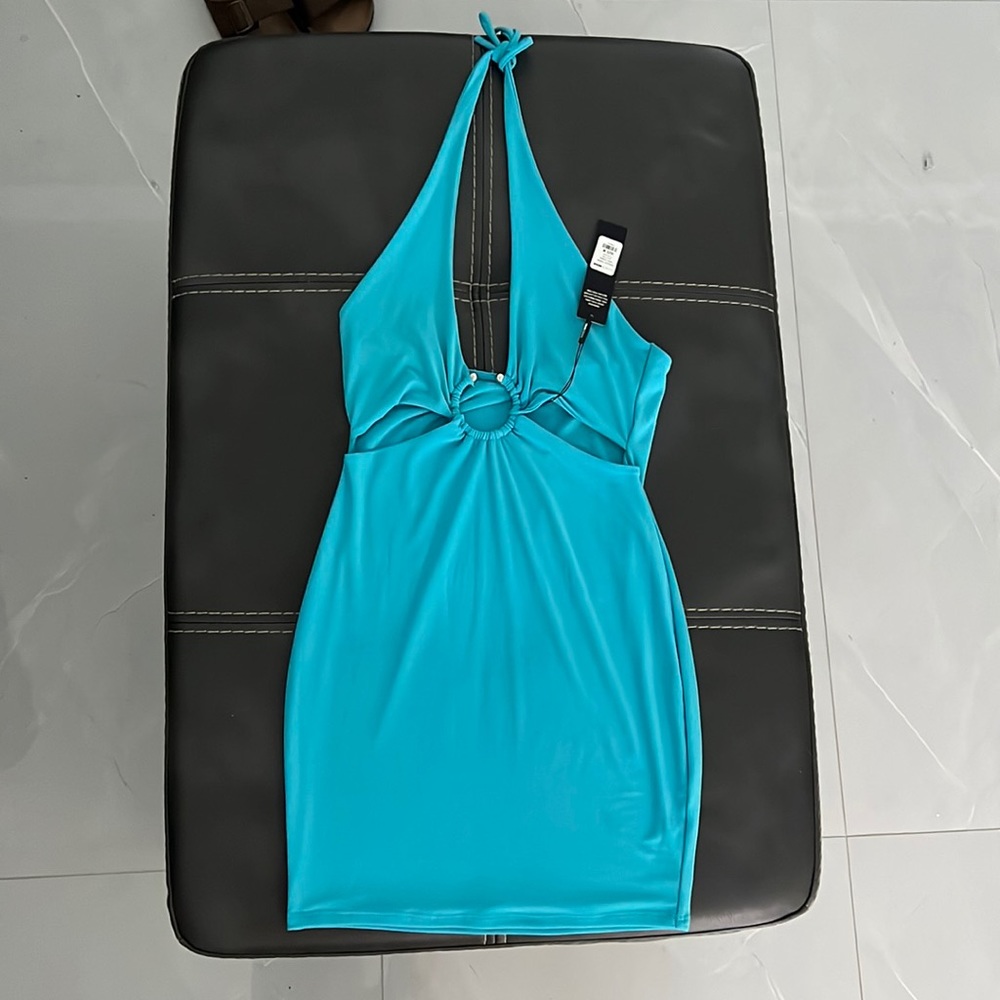Brand new blue mini dress